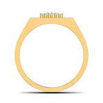 men's ring in gold and diamond