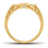 men's ring in gold and diamond