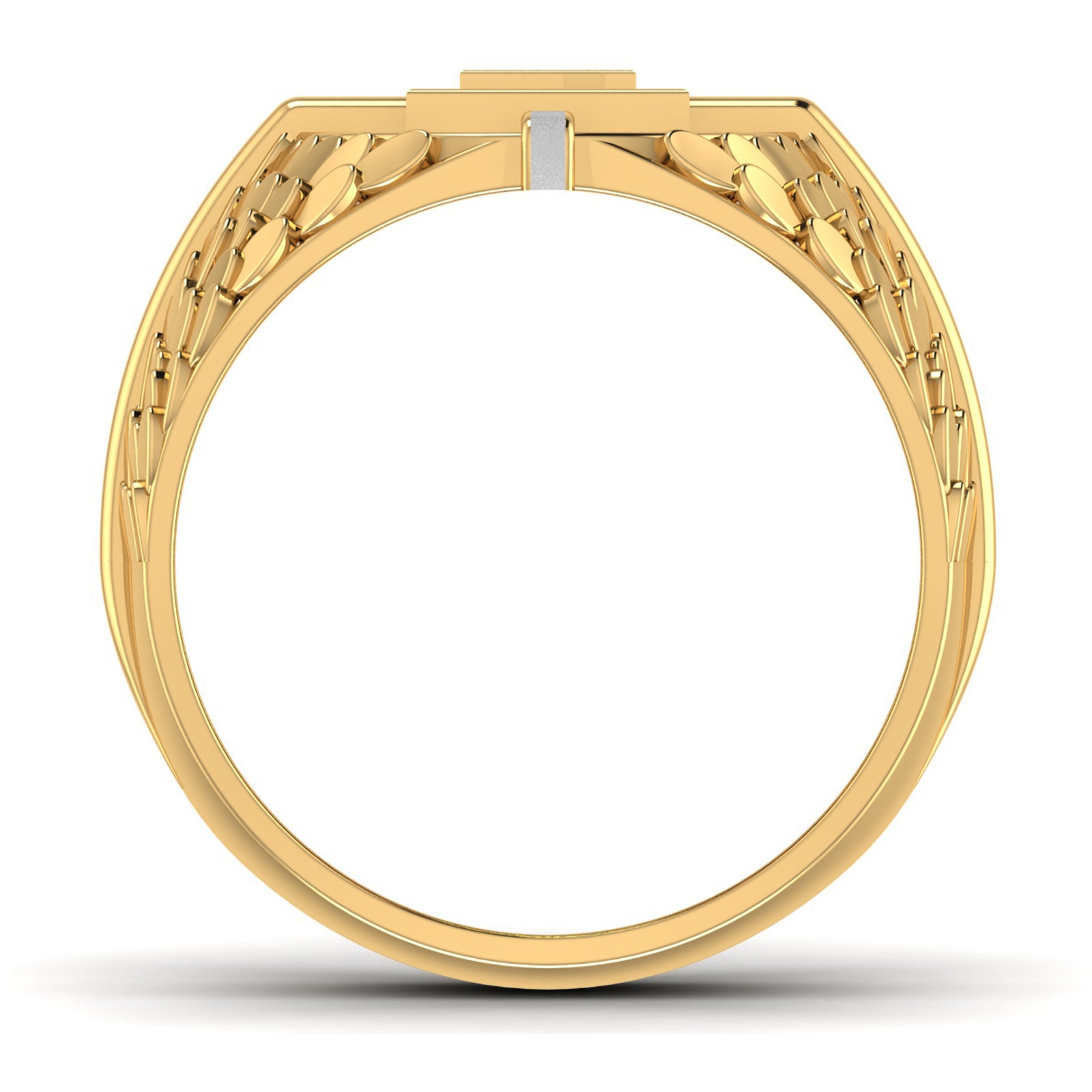 Swastik Design Gents Gold Ring | RATNALAYA JEWELLERS