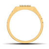 men's ring in gold and diamond