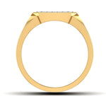 men's ring in gold and diamond