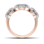 women's ring in rose gold