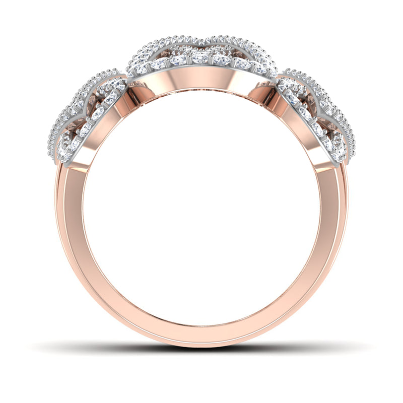 women's ring in rose gold