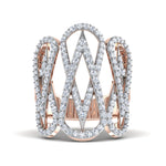 women's ring in rose gold
