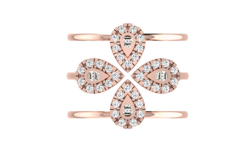 women's ring in rose gold