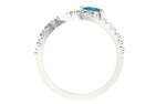 The Blue Royal Diamond Open Ring