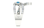 The Blue Royal Diamond Open Ring