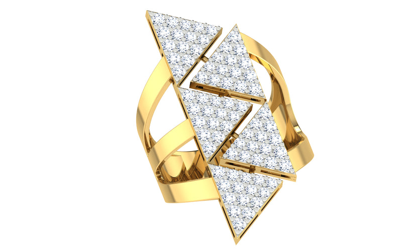 The Triangle Sequence Diamond Ring