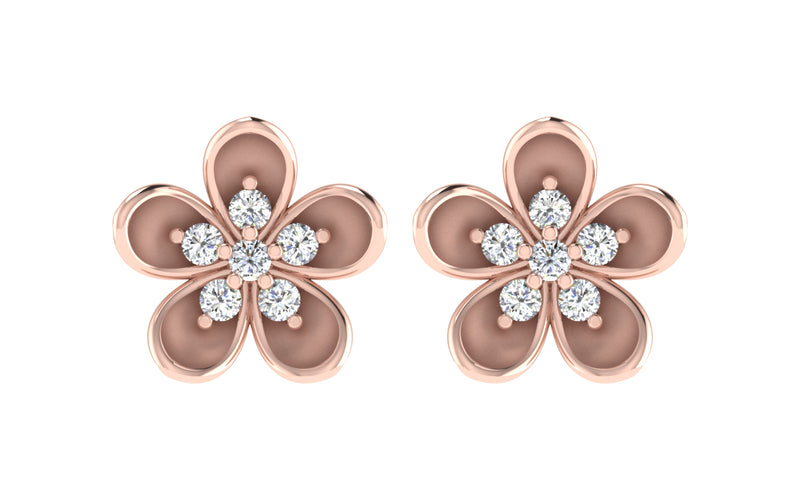 The Floral Diamond Earrings