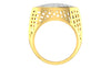men's ring in gold and diamond