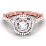 women's ring in rose gold