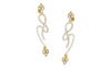 women's drop earrings in gold