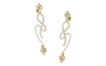 women's drop earrings in gold