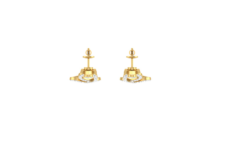 women's drop earrings in gold