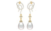 women's drop earrings in gold