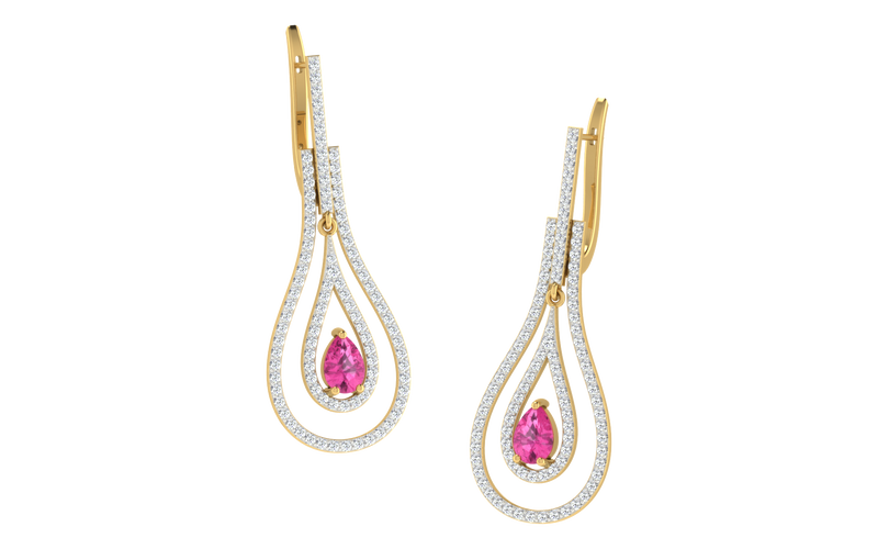 The Damen Diamond Earrings
