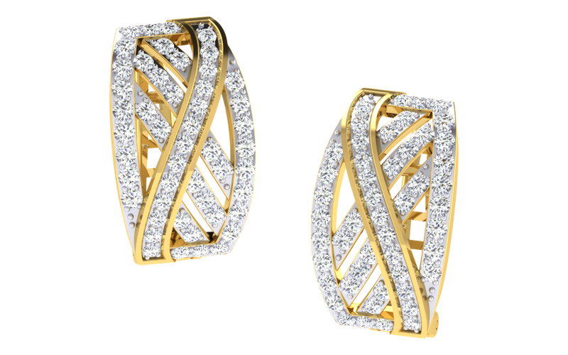 The Crinkle Stud Earrings