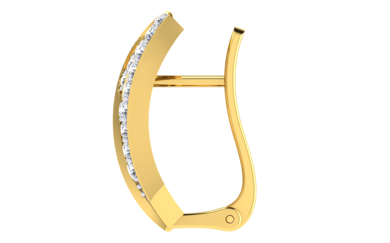 The Crinkle Stud Earrings