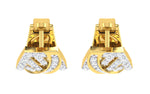 The Crinkle Stud Earrings