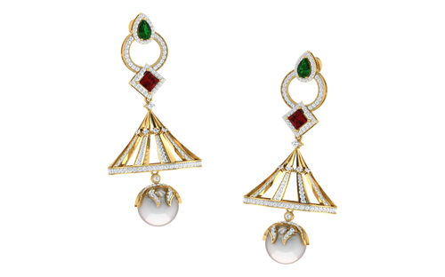 The Kunjarah Diamond Earrings