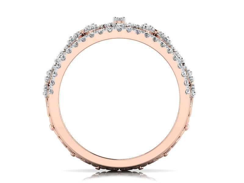 women's ring in rose gold