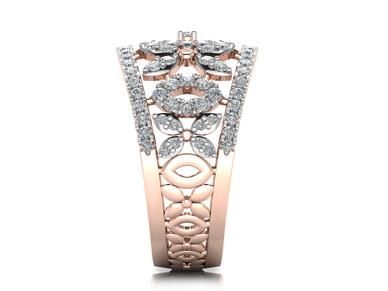 women's ring in rose gold