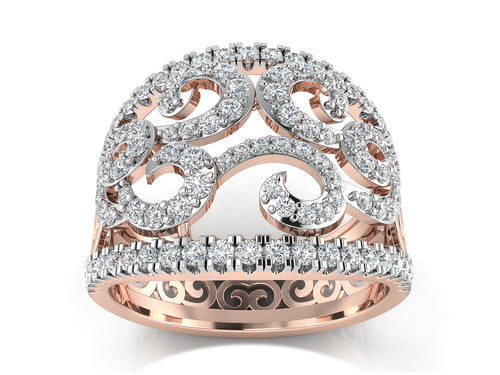 women's ring in rose gold