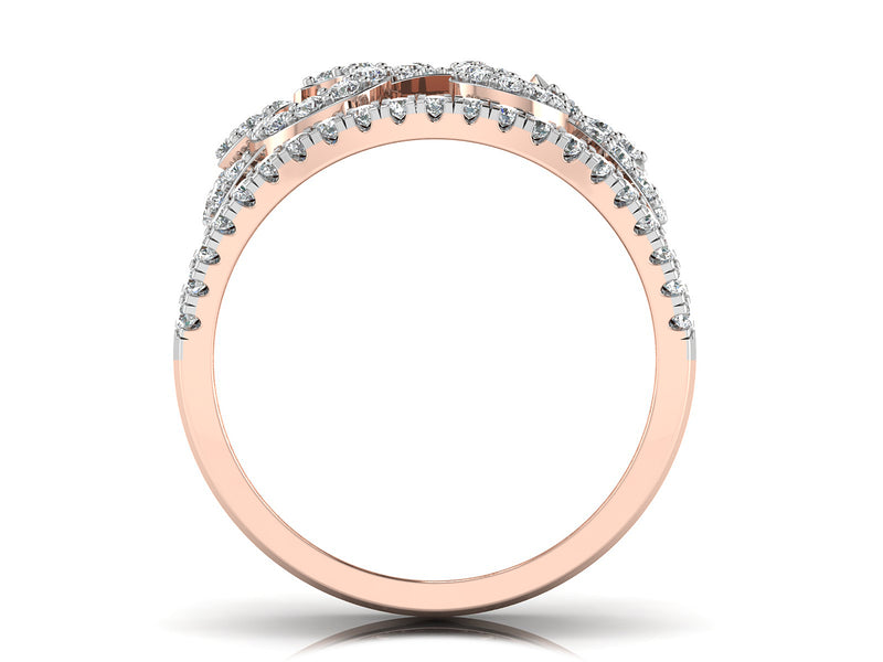 women's ring in rose gold