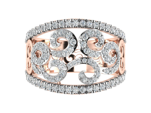 women's ring in rose gold