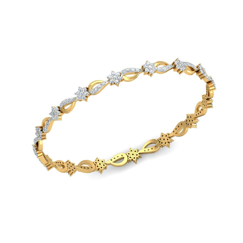 Diamond women's bangle