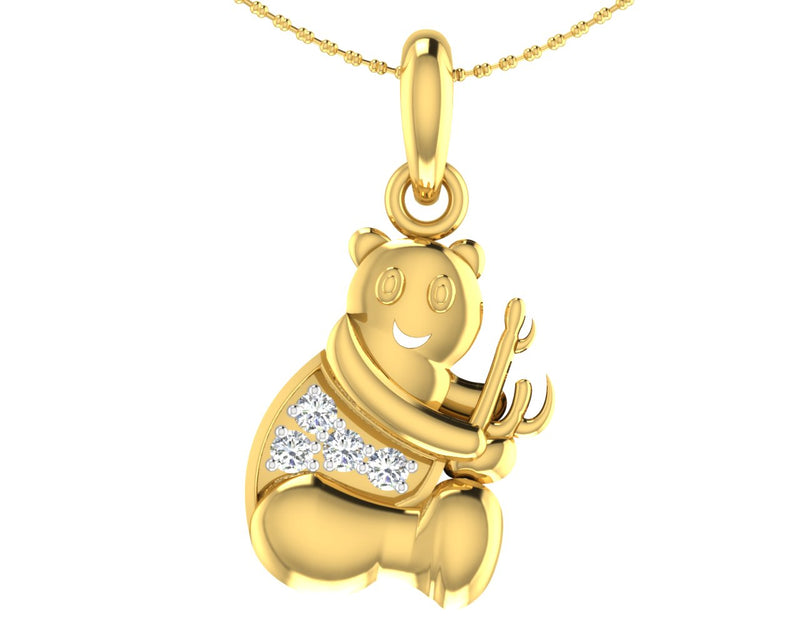 The Cute Teddy Bear Pendant