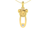 The Unisex safety Pin pendant