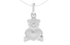 The Unisex Teddy with Heart Pendant