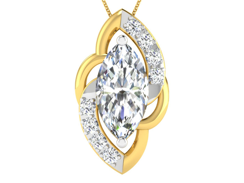 women's pendant in gold