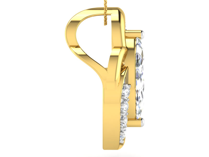 women's pendant in gold