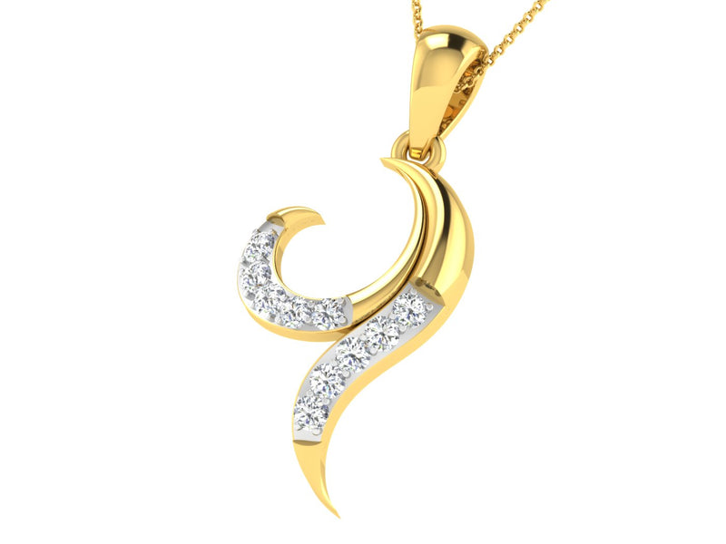 women's pendant in gold