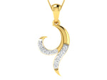 women's pendant in gold