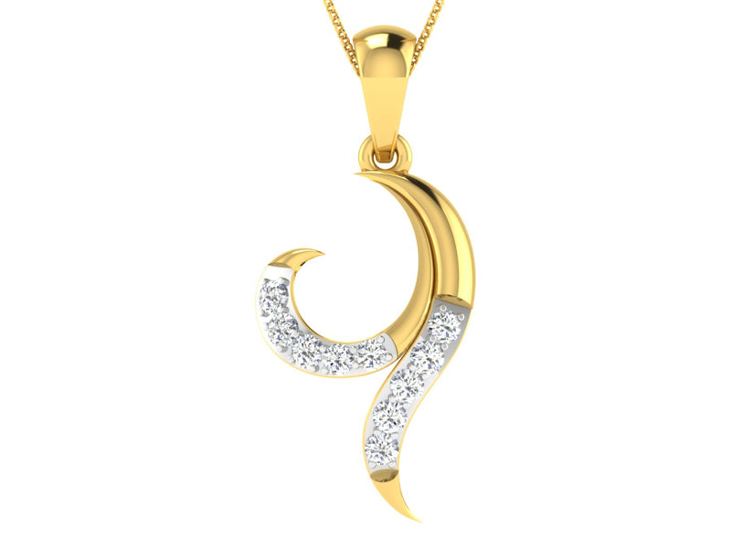 women's pendant in gold