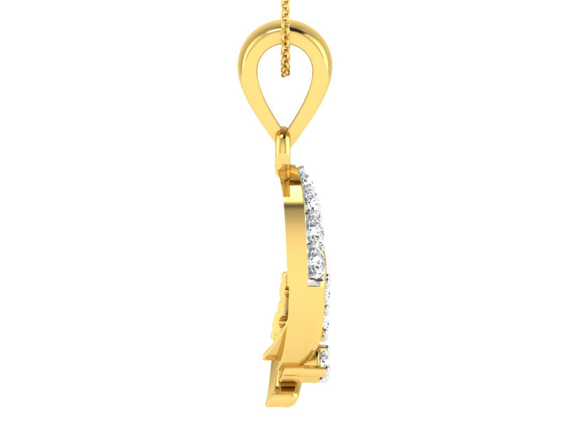 women's pendant in gold