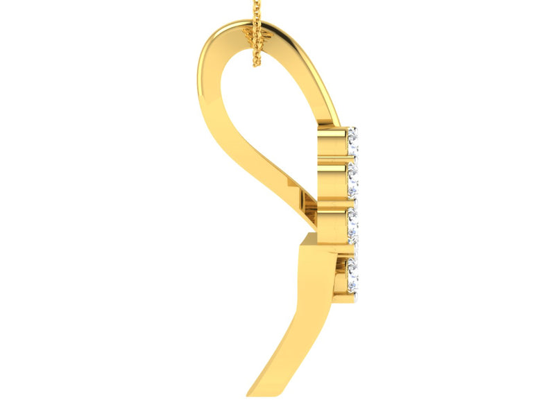 women's pendant in gold