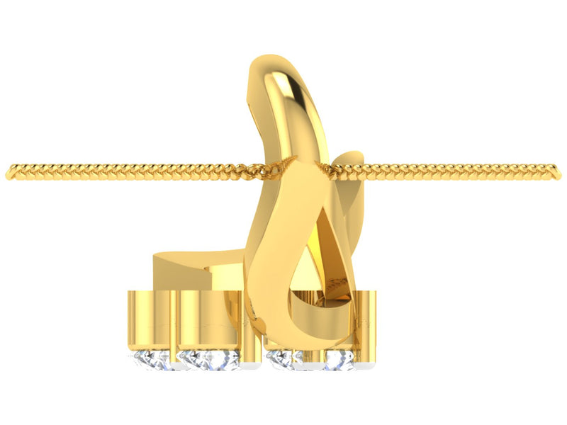 women's pendant in gold