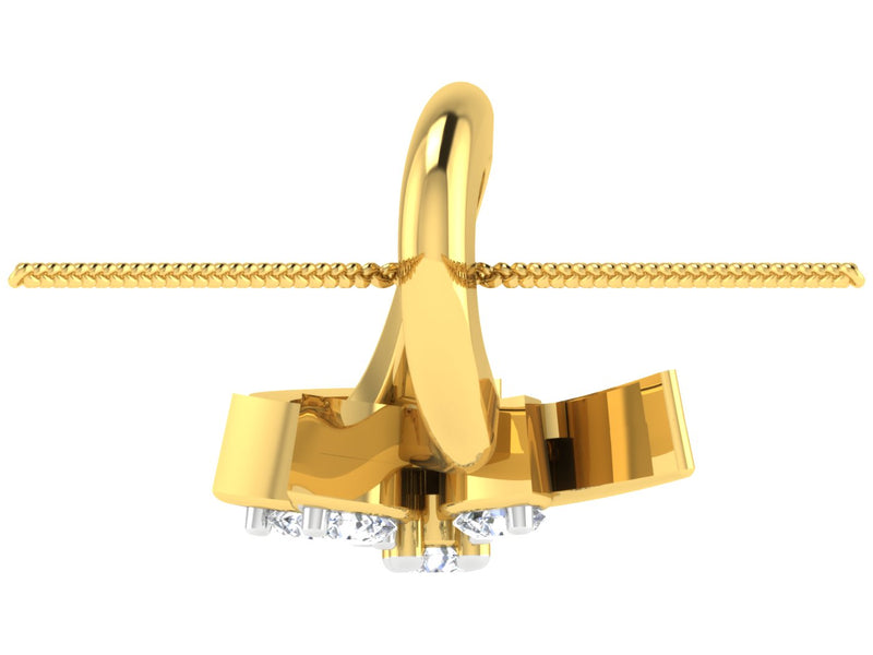 women's pendant in gold