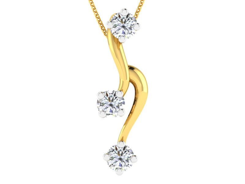 women's pendant in gold