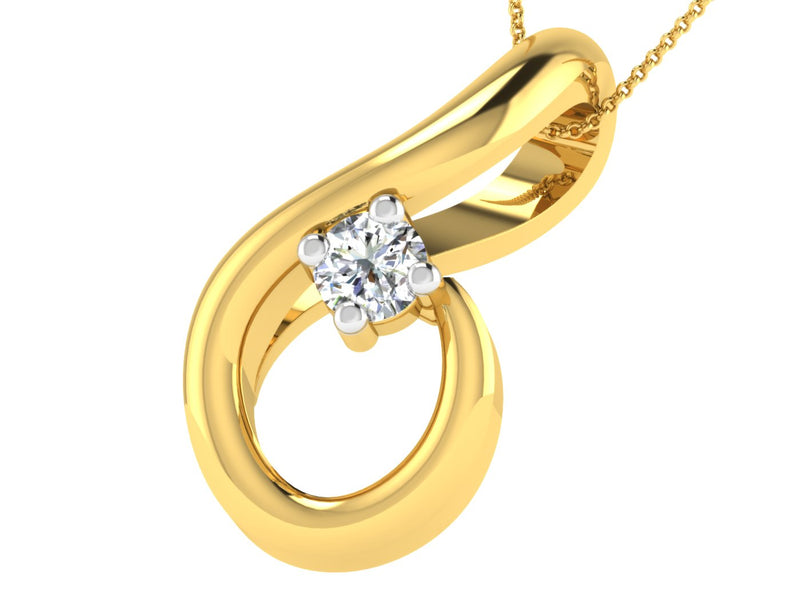 women's pendant in gold