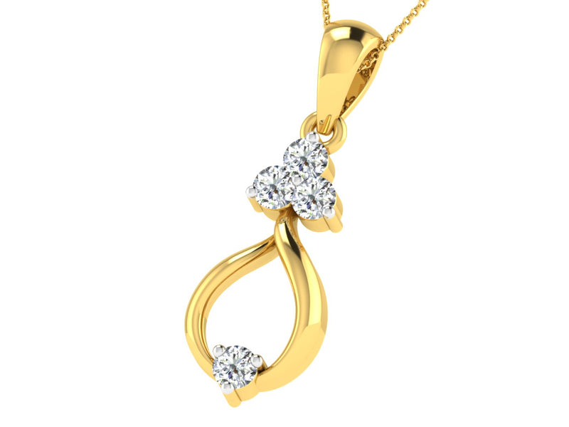 women's pendant in gold