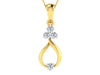 women's pendant in gold