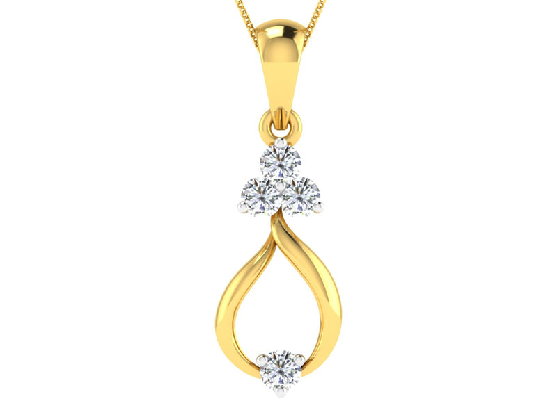 women's pendant in gold