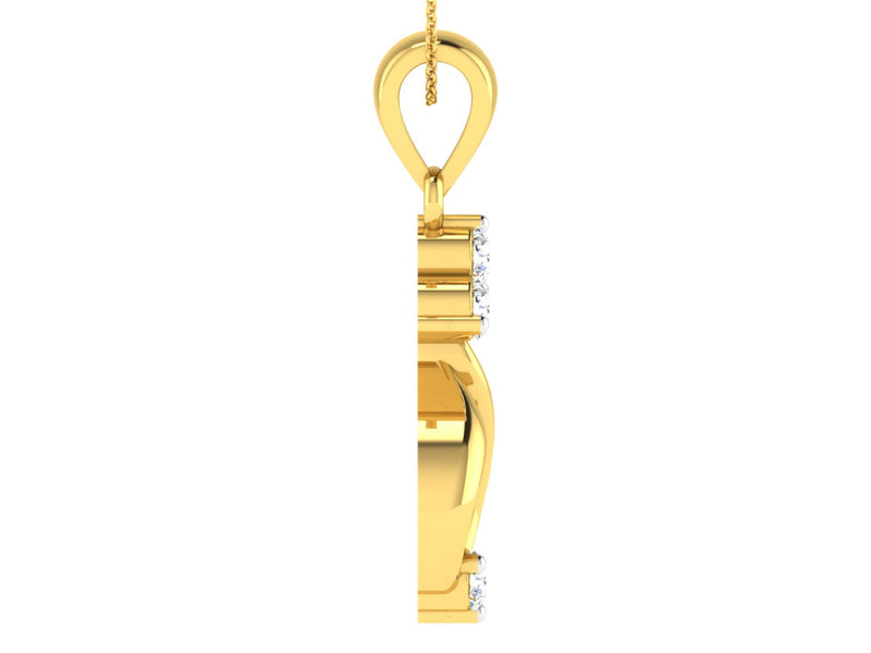 women's pendant in gold
