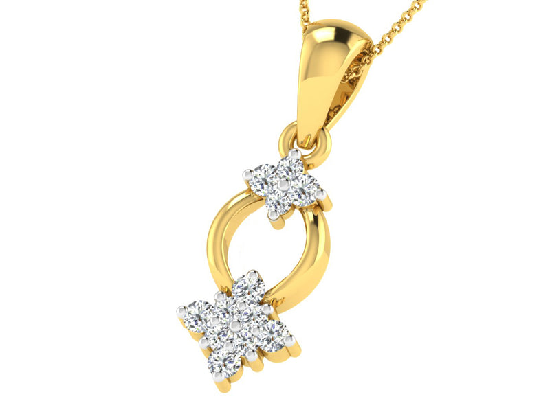 women's pendant in gold