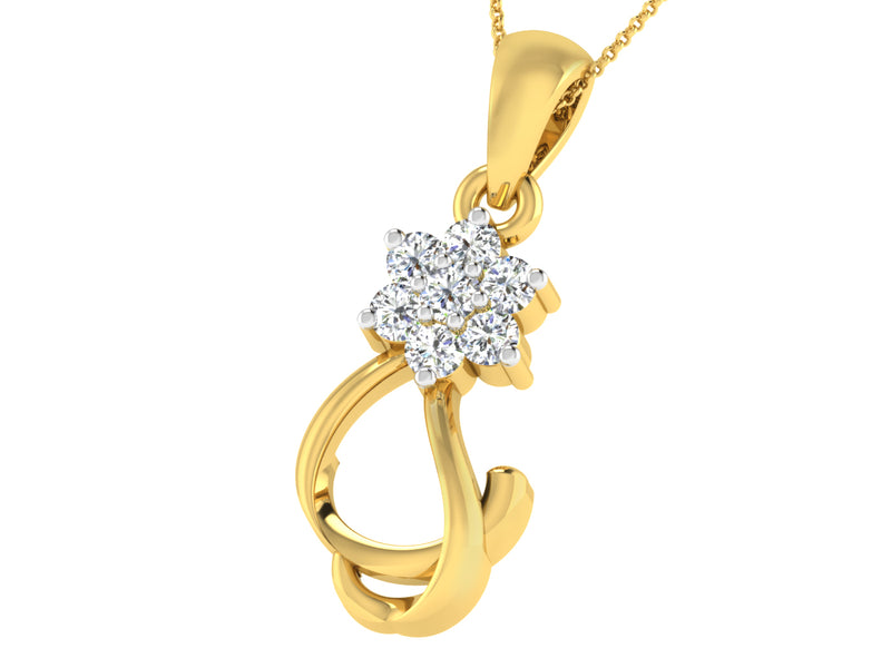 women's pendant in gold